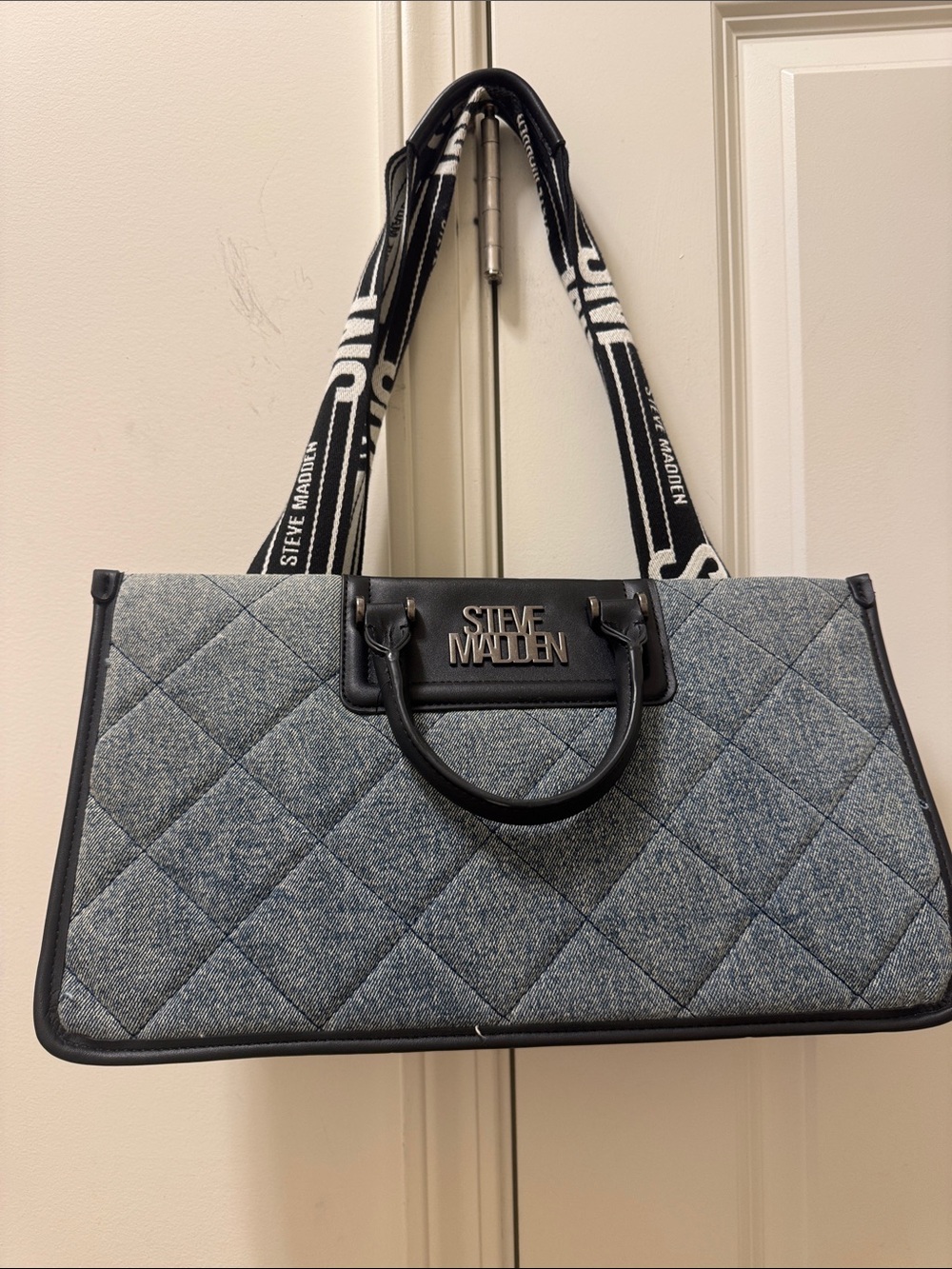 Steve Madden Quilted Denim Bag